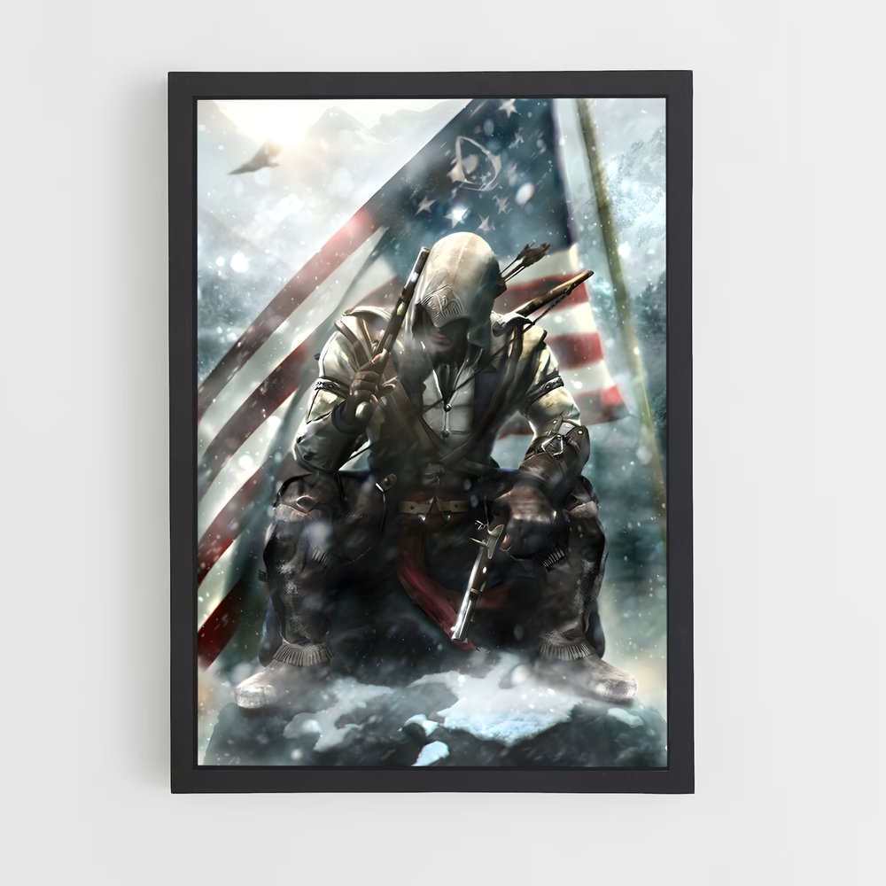 Poster Connor kenway – affiche Assassin's Creed (vue 2)